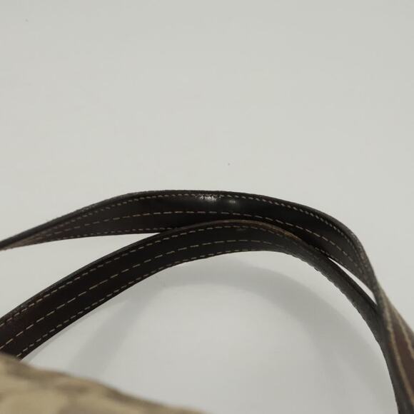 GUCCI GG Crystal Shoulder Bag Coated Canvas Brown Gold - Picture 8 of 13